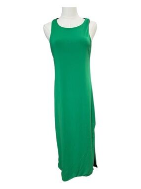 🆕 NWT No Comment Reversible Green & Black Maxi Tank Dress | Size L